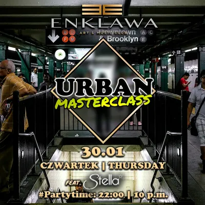  URBAN MASTERCLASS w klimacie R'n'B | CZWARTEK 30.01